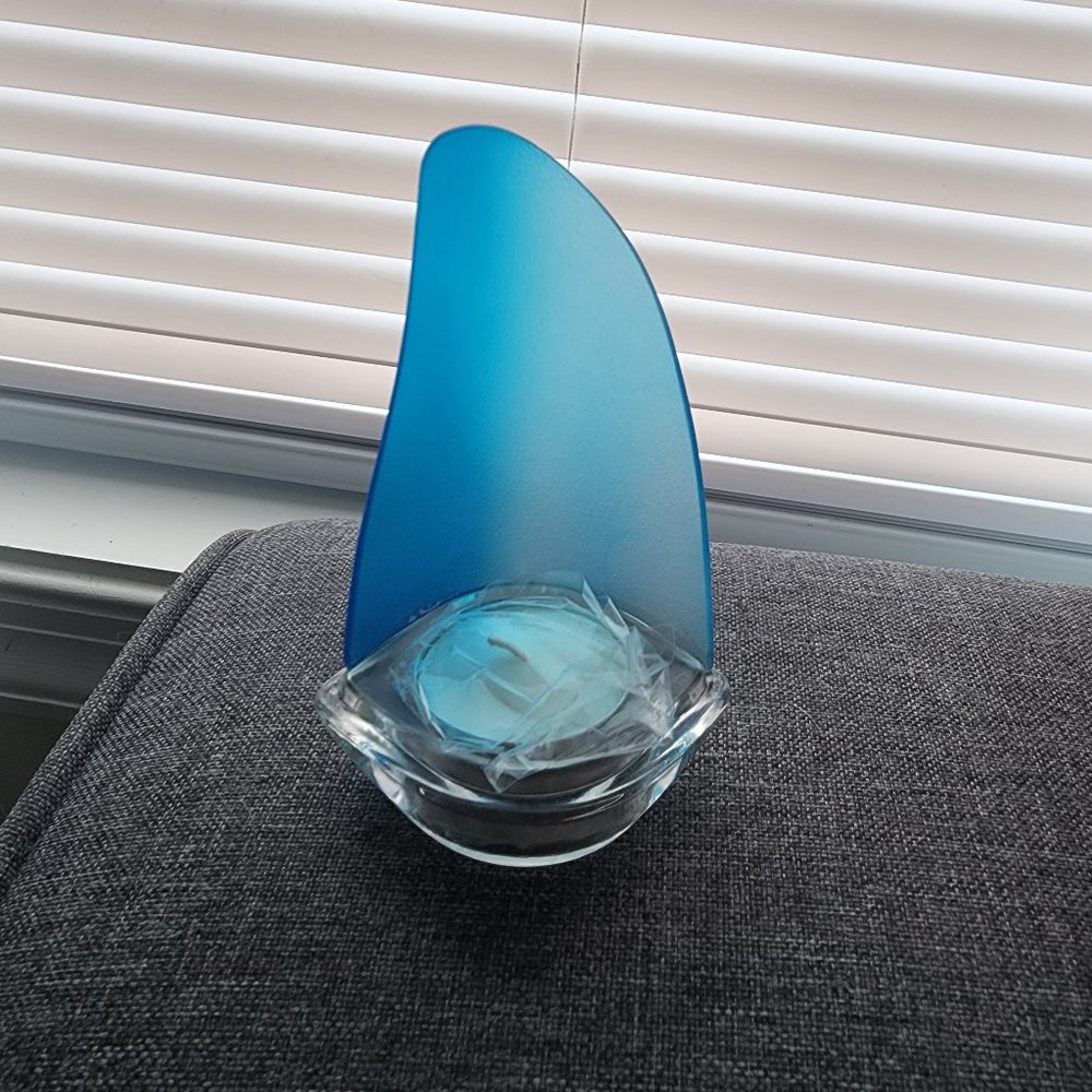 Glass sailboat votive party favors